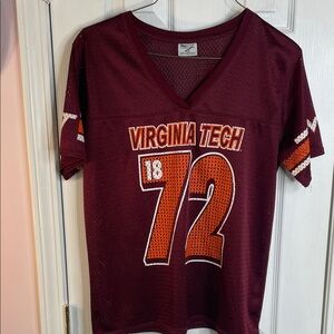 Virginia tech Women's Maroon Football Jersey - 72